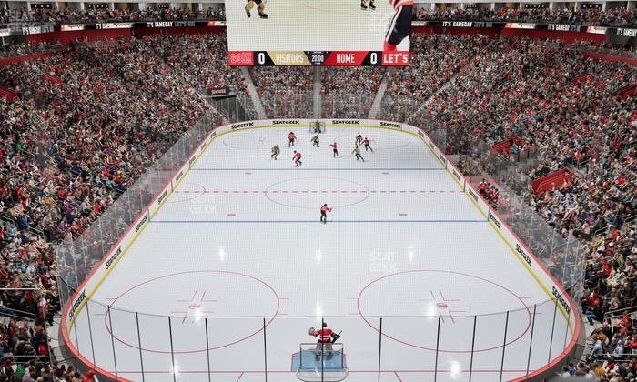 Little Caesars Arena - Section Legends Club 6 Seat View