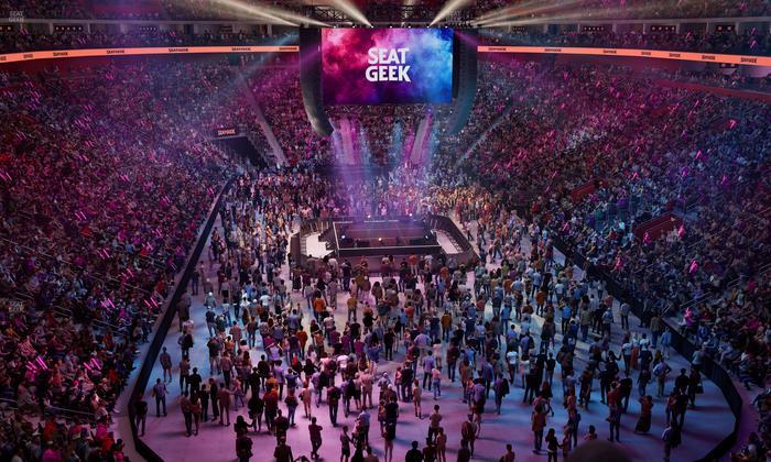 Little Caesars Arena - Section Legends Club 8 Seat View