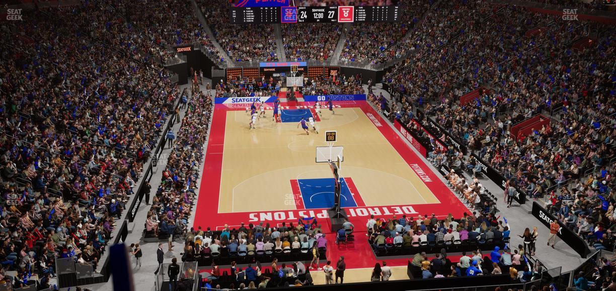 Little Caesars Arena - Section Legends Club 8 Seat View