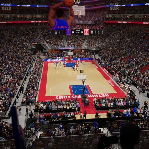 Little Caesars Arena - Section Legends Club 8 Seat View