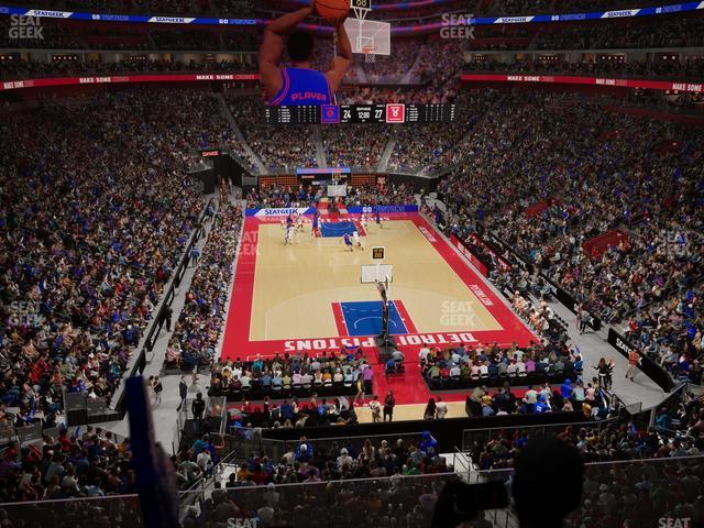 Little Caesars Arena - Section Legends Club 8 Seat View