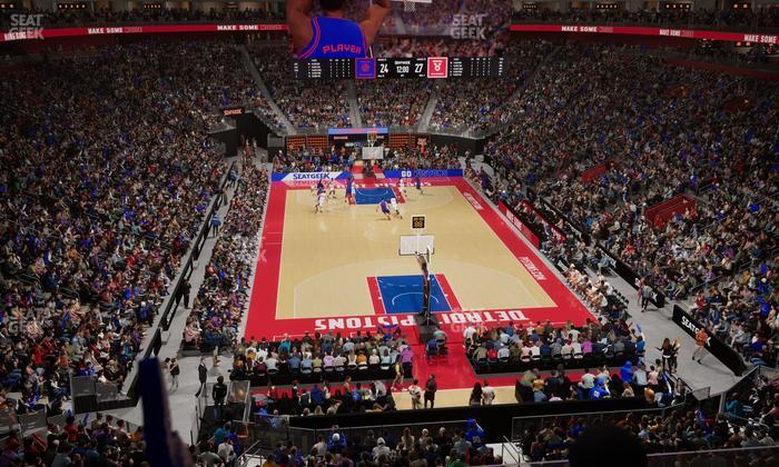 Little Caesars Arena - Section Legends Club 8 Seat View