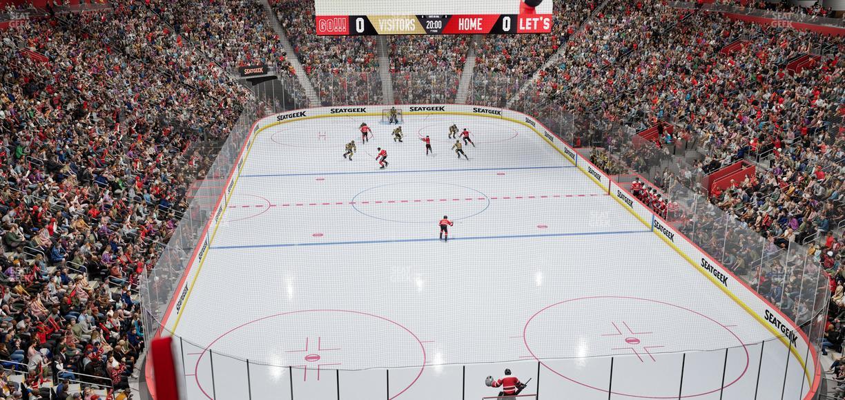 Little Caesars Arena - Section Legends Club 8 Seat View