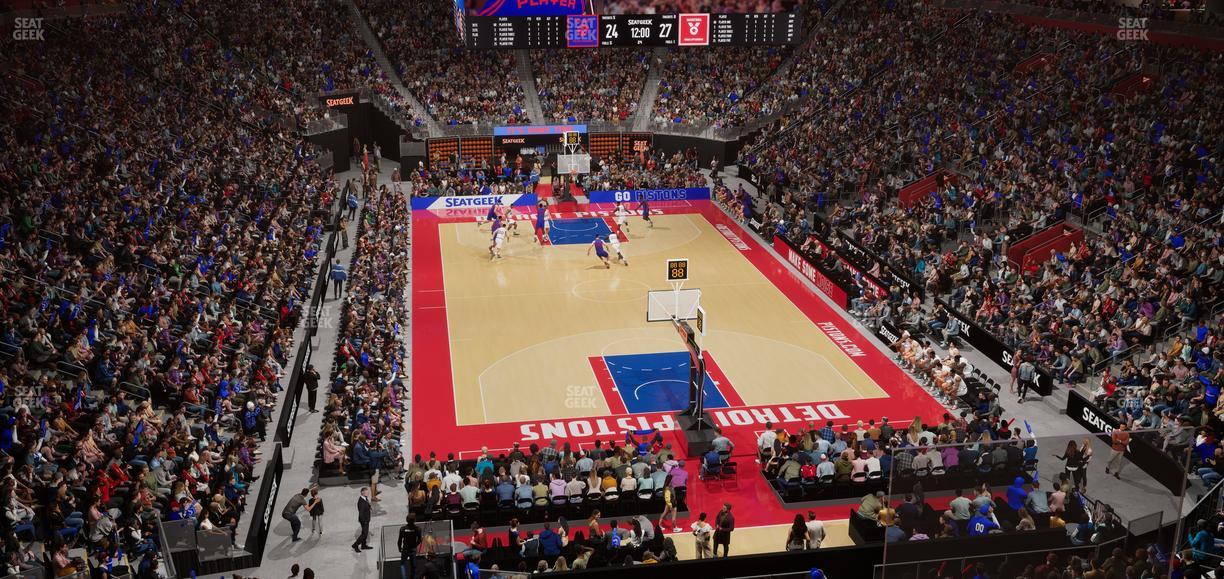 Little Caesars Arena - Section Legends Club 9 Seat View