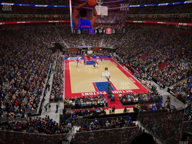 Little Caesars Arena - Section Legends Club 9 Seat View