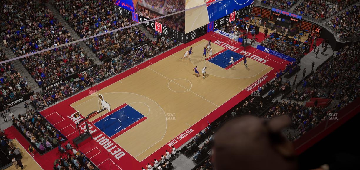 Little Caesars Arena - Section Lower Gondola 1 Seat View