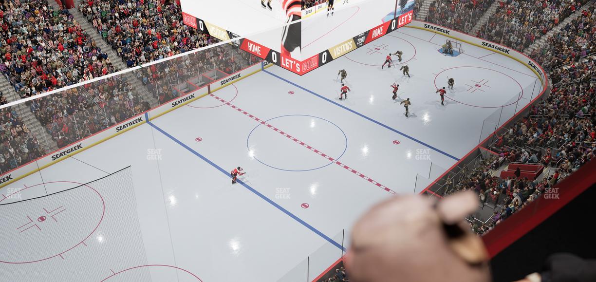Little Caesars Arena - Section Lower Gondola 1 Seat View