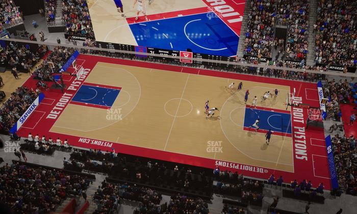 Little Caesars Arena - Section Lower Gondola 10 Seat View