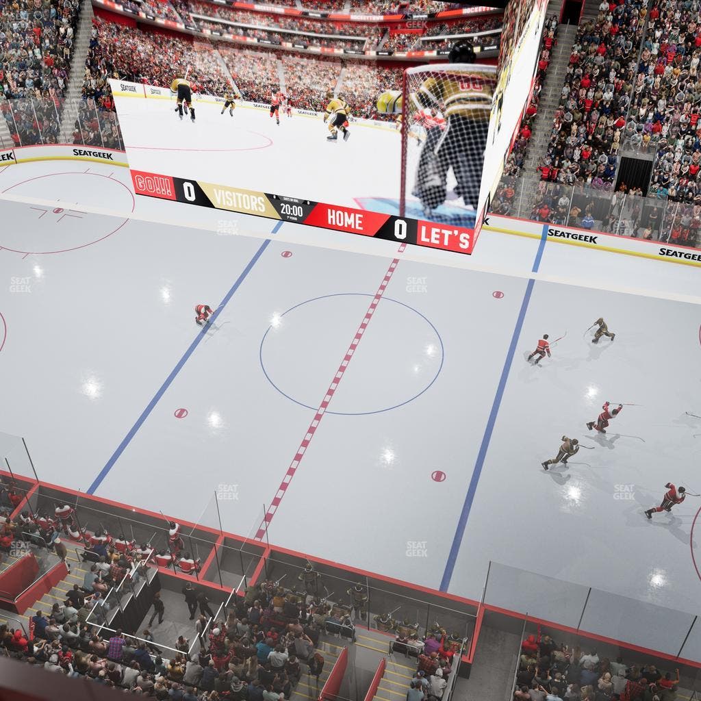 Little Caesars Arena - Section Lower Gondola 11 Seat View