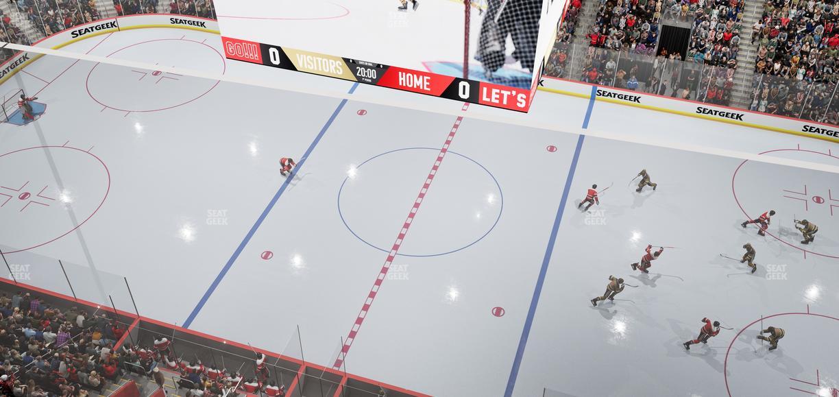 Little Caesars Arena - Section Lower Gondola 11 Seat View