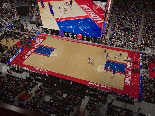 Little Caesars Arena - Section Lower Gondola 11 Seat View Little Caesars Arena - Section Lower Gondola 11 Seat View