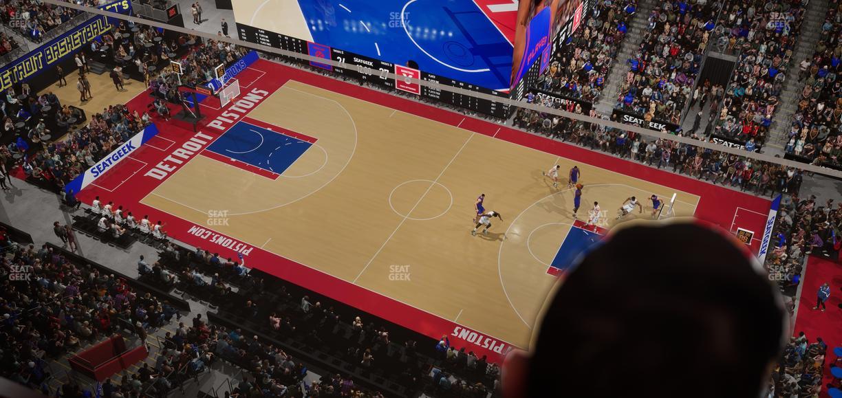 Little Caesars Arena - Section Lower Gondola 12 Seat View