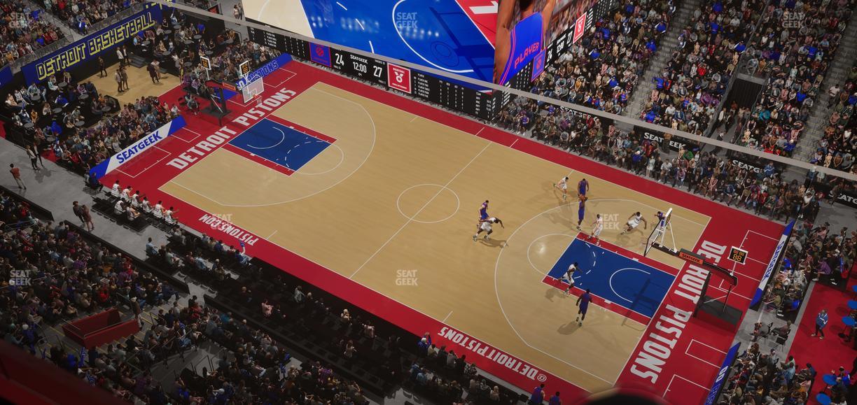 Little Caesars Arena - Section Lower Gondola 13 Seat View