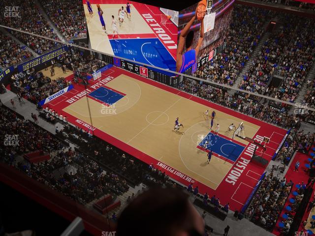 Little Caesars Arena - Section Lower Gondola 14 Seat View