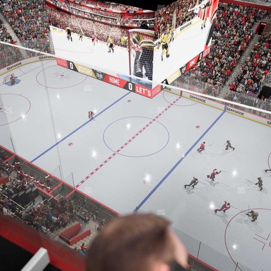 Little Caesars Arena - Section Lower Gondola 14 Seat View