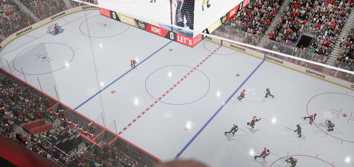 Little Caesars Arena - Section Lower Gondola 14 Seat View