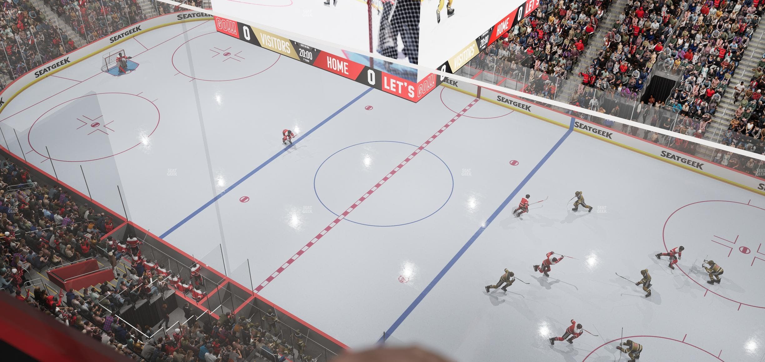 Little Caesars Arena - Section Lower Gondola 14 Seat View
