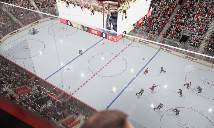 Little Caesars Arena - Section Lower Gondola 14 Seat View