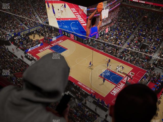 Little Caesars Arena - Section Lower Gondola 15 Seat View