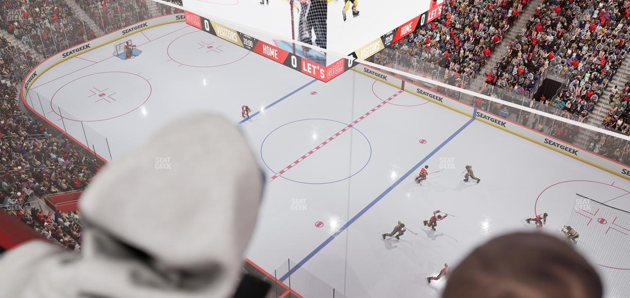 Little Caesars Arena - Section Lower Gondola 15 Seat View