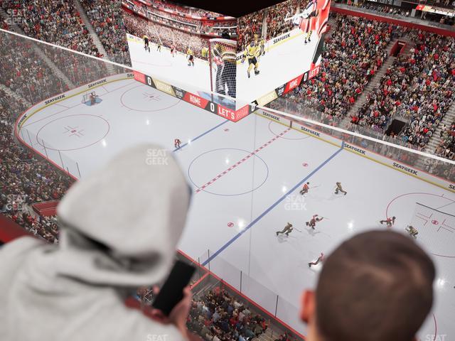 Little Caesars Arena - Section Lower Gondola 15 Seat View