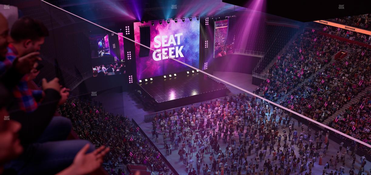 Little Caesars Arena - Section Lower Gondola 16 Seat View