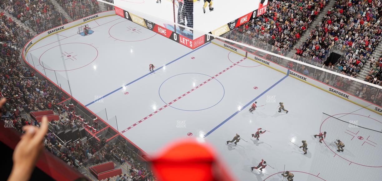 Little Caesars Arena - Section Lower Gondola 16 Seat View