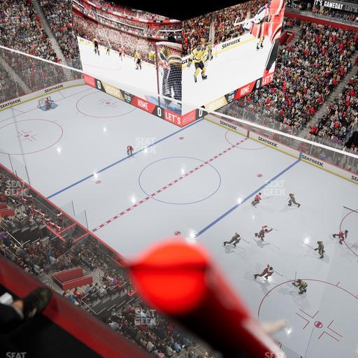 Little Caesars Arena - Section Lower Gondola 16 Seat View