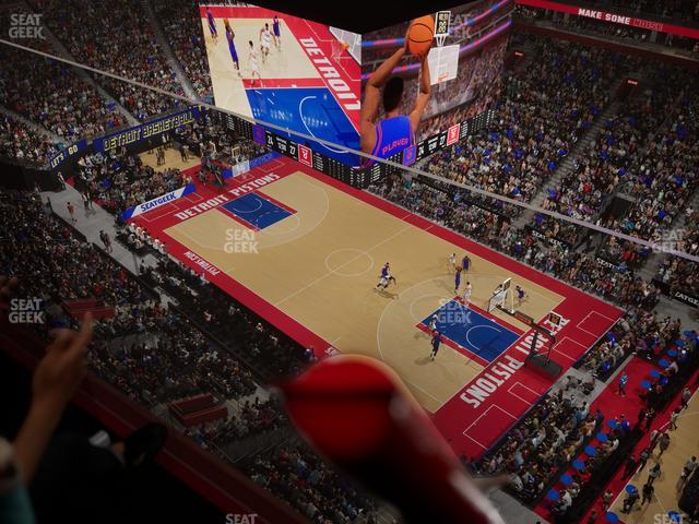 Little Caesars Arena - Section Lower Gondola 16 Seat View Little Caesars Arena - Section Lower Gondola 16 Seat View