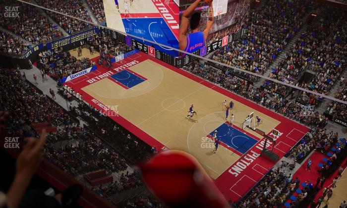 Little Caesars Arena - Section Lower Gondola 16 Seat View