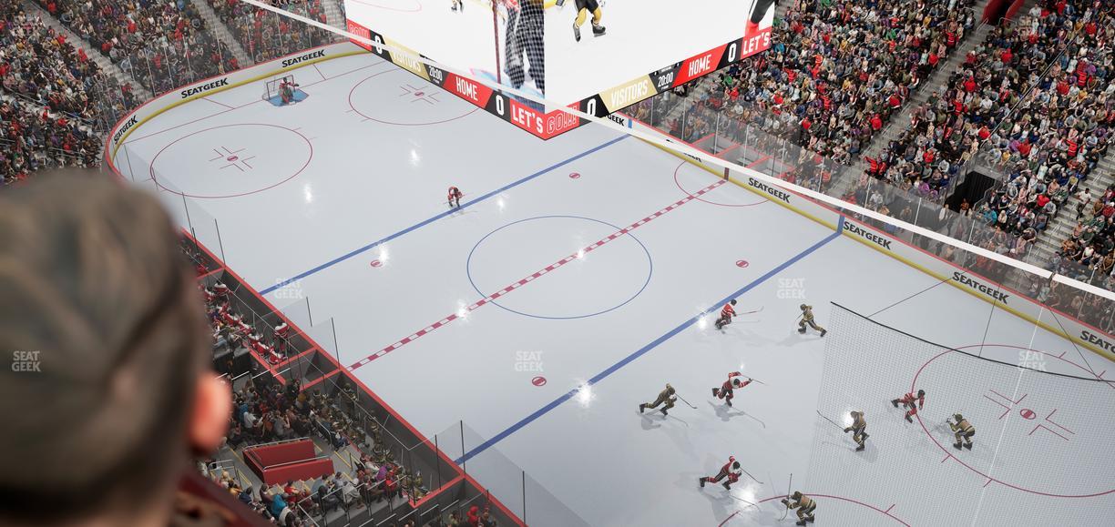 Little Caesars Arena - Section Lower Gondola 17 Seat View