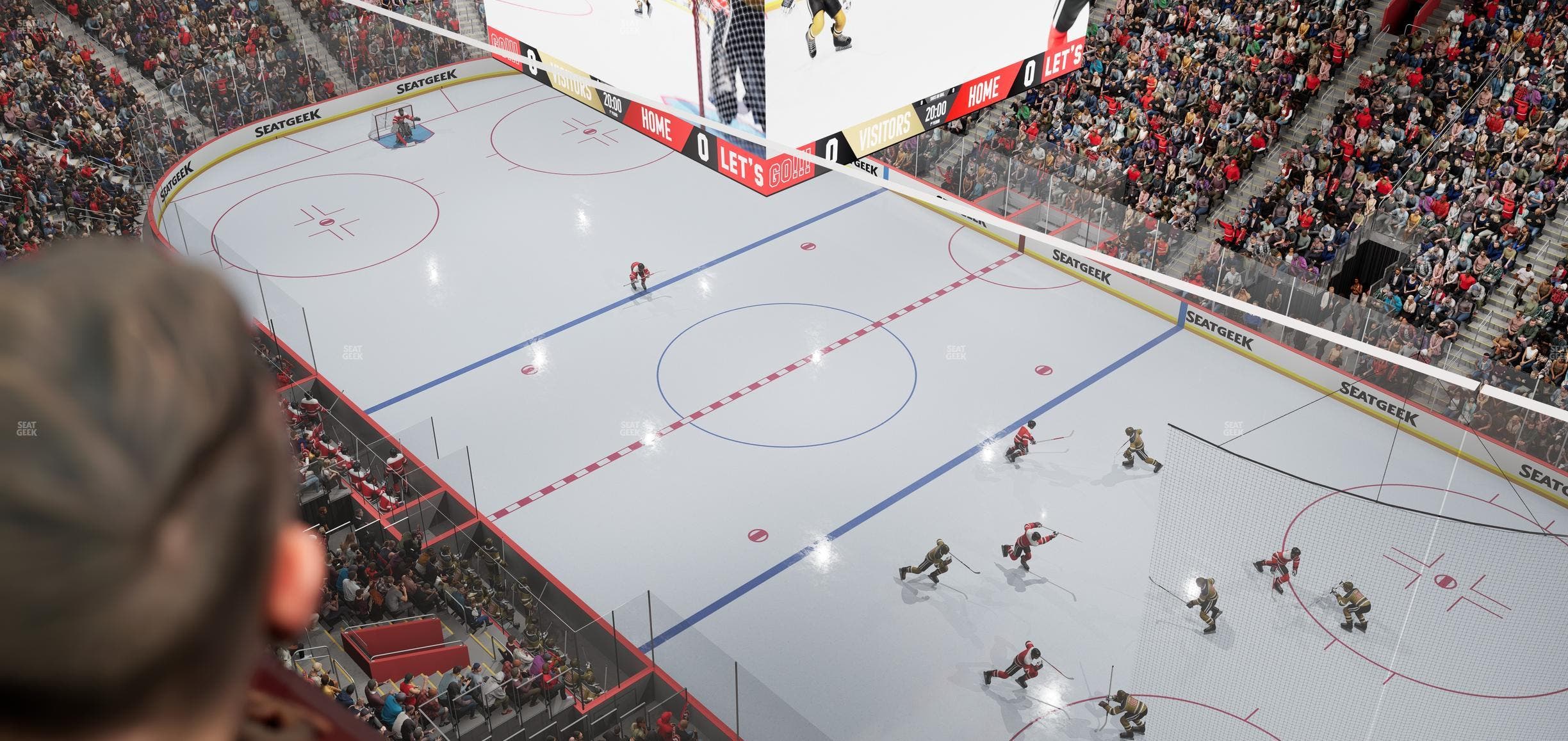 Little Caesars Arena - Section Lower Gondola 17 Seat View