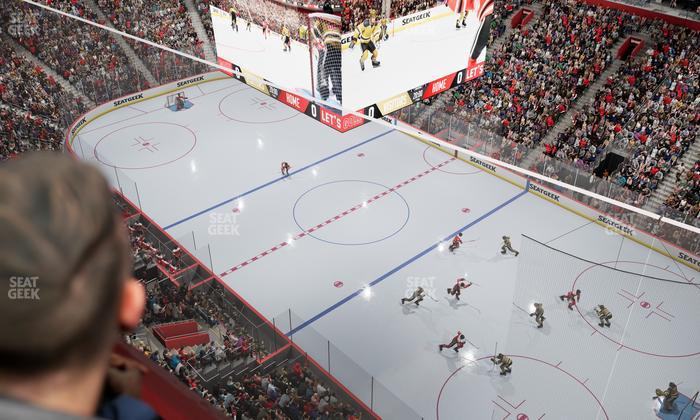Little Caesars Arena - Section Lower Gondola 17 Seat View