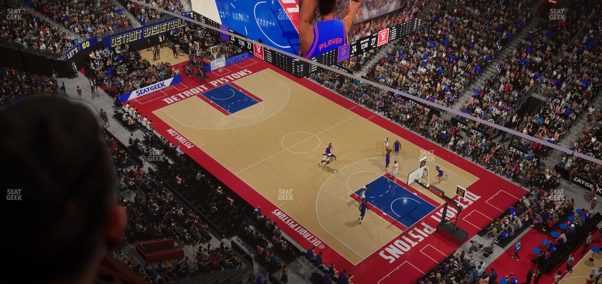 Little Caesars Arena - Section Lower Gondola 17 Seat View