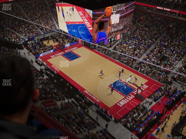 Little Caesars Arena - Section Lower Gondola 17 Seat View