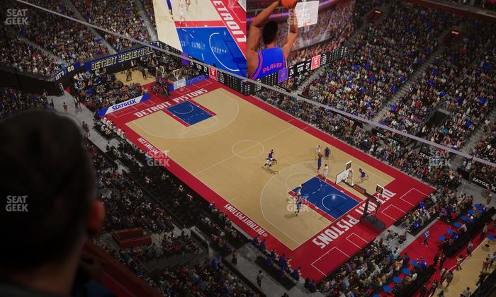 Little Caesars Arena - Section Lower Gondola 17 Seat View