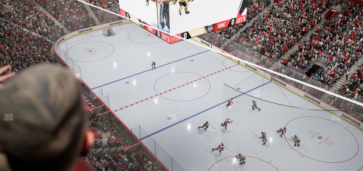 Little Caesars Arena - Section Lower Gondola 18 Seat View