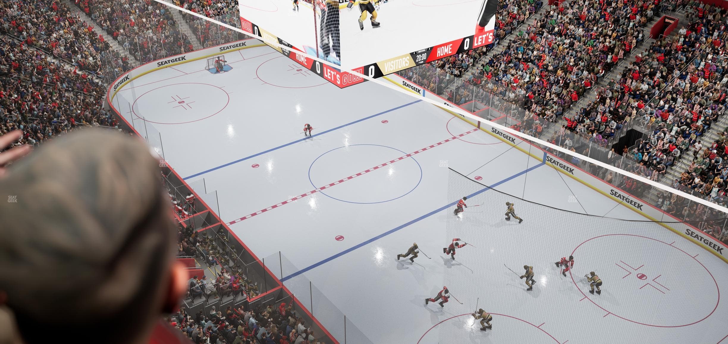 Little Caesars Arena - Section Lower Gondola 18 Seat View