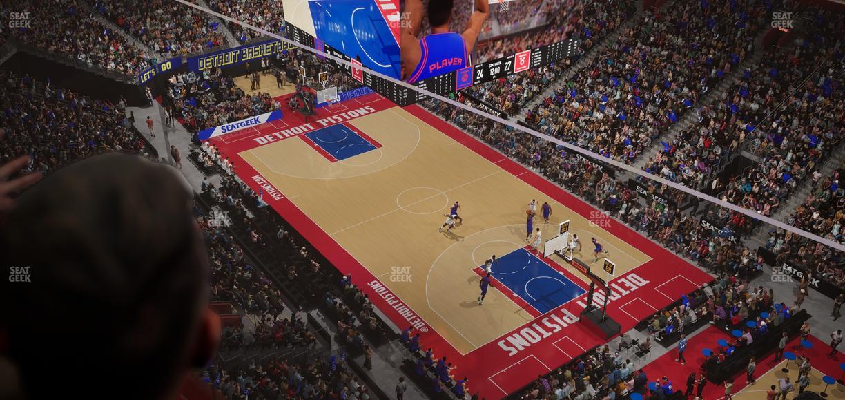 Little Caesars Arena - Section Lower Gondola 18 Seat View