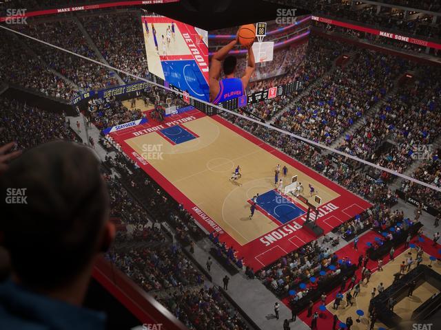 Little Caesars Arena - Section Lower Gondola 18 Seat View