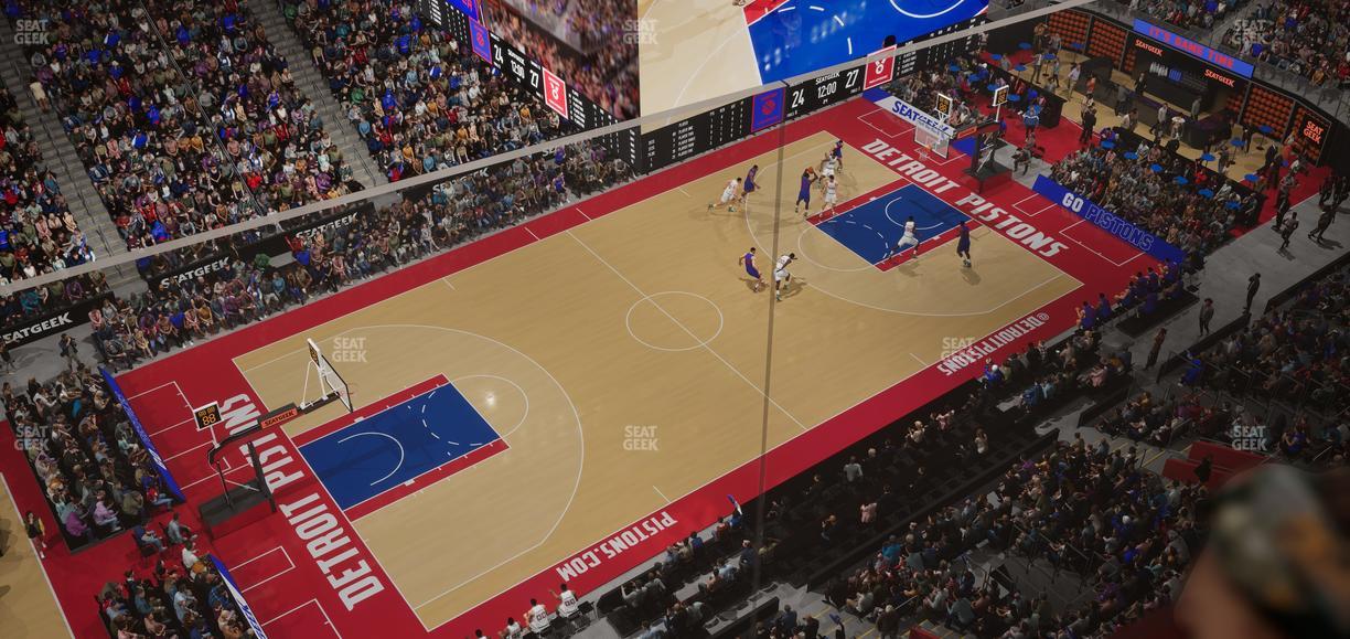 Little Caesars Arena - Section Lower Gondola 2 Seat View