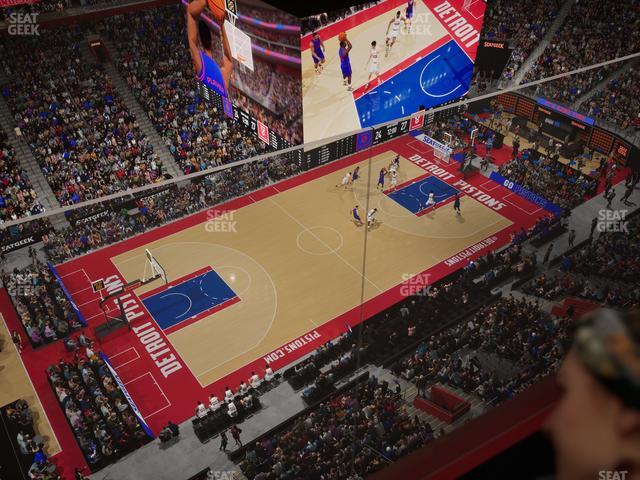 Little Caesars Arena - Section Lower Gondola 2 Seat View