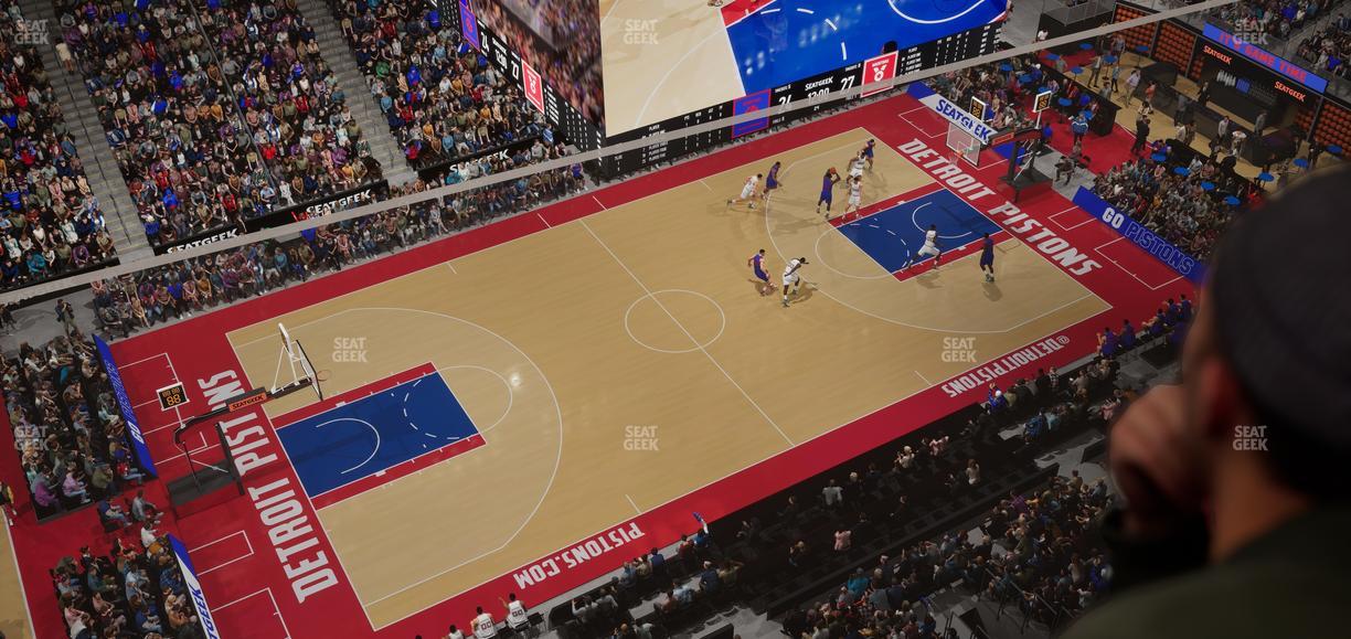 Little Caesars Arena - Section Lower Gondola 3 Seat View