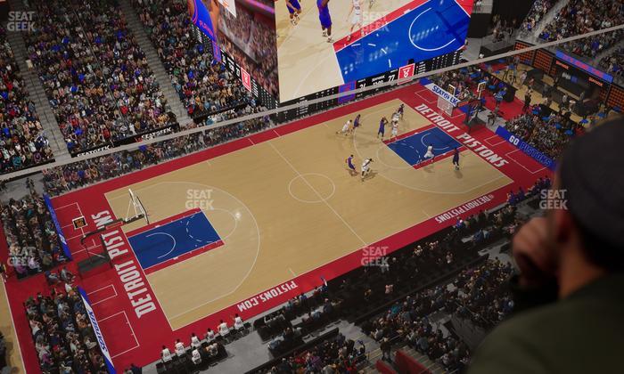 Little Caesars Arena - Section Lower Gondola 3 Seat View