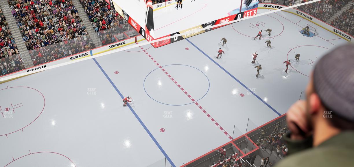 Little Caesars Arena - Section Lower Gondola 3 Seat View