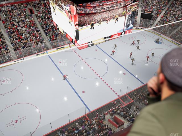 Little Caesars Arena - Section Lower Gondola 3 Seat View