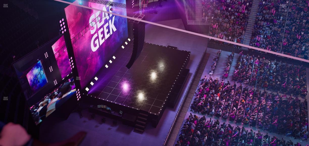 Little Caesars Arena - Section Lower Gondola 4 Seat View