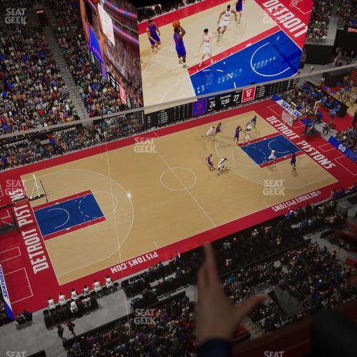 Little Caesars Arena - Section Lower Gondola 4 Seat View