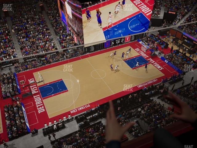 Little Caesars Arena - Section Lower Gondola 4 Seat View Little Caesars Arena - Section Lower Gondola 4 Seat View