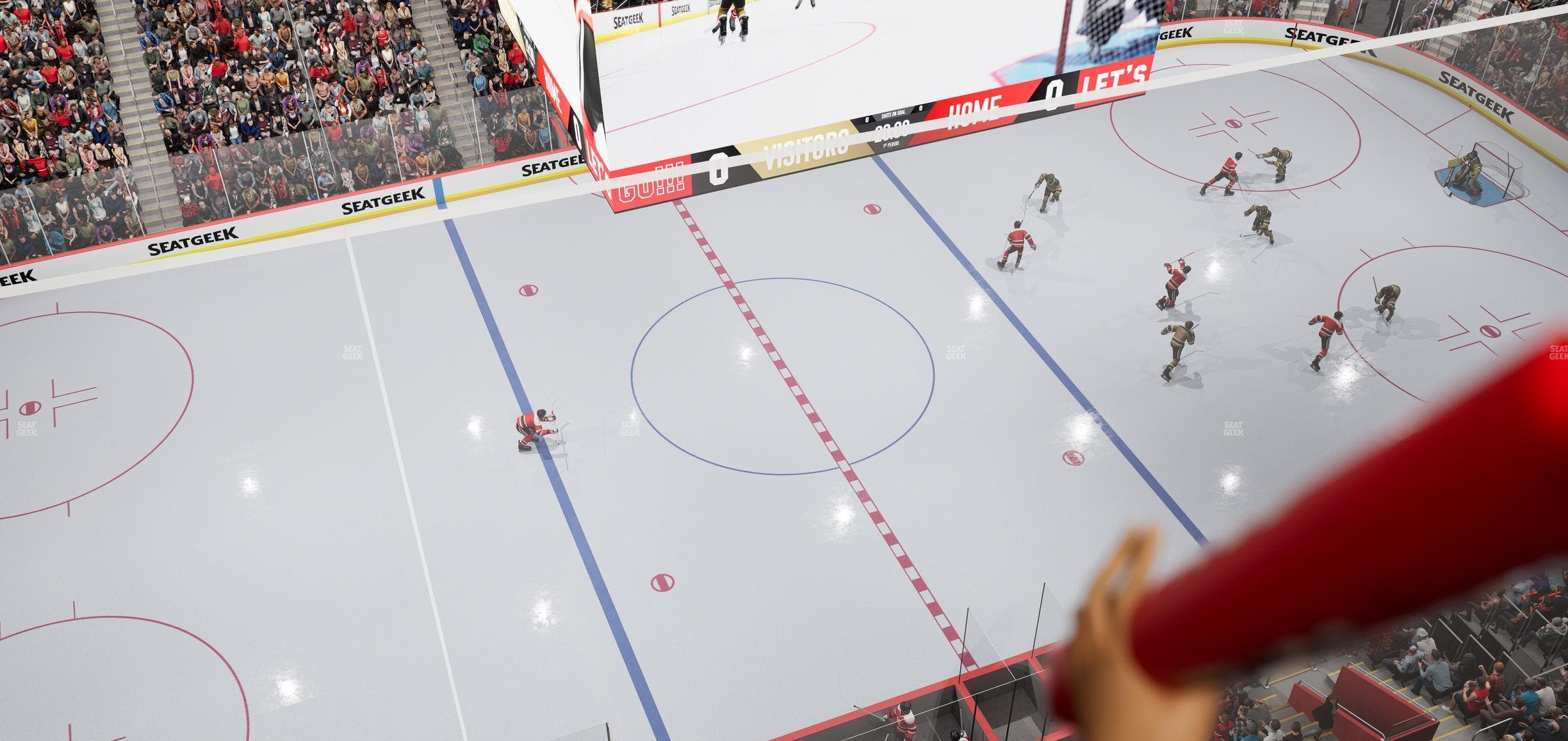 Little Caesars Arena - Section Lower Gondola 5 Seat View